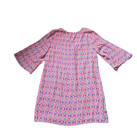 Alice & Trixie Pink Bell Silk Sleeve Shift Dress Size Medium? - Picture 2 of 8